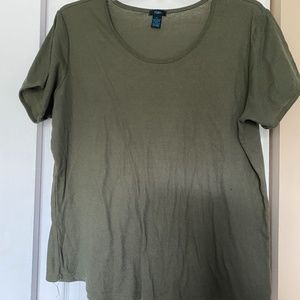 Plus Size Green Tee